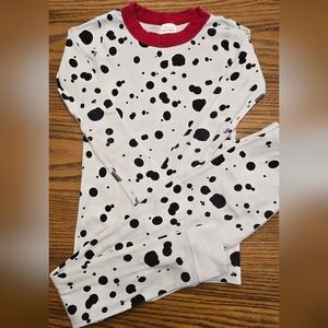 Hanna Andersson Dalmation 101 Dog PJs / Pajamas / Long Johns - Size 120 / 6-7